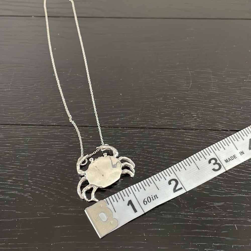 Sterling Silver Crab Pendant